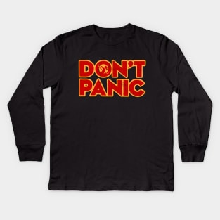 Dont Panic Kids Long Sleeve T-Shirt